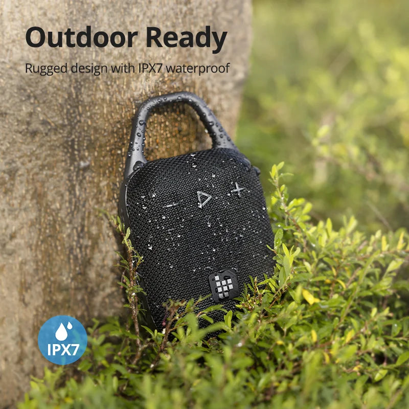 Tronsmart Mirtune H1 Speaker Portable Wireless Speaker with Hook, IPX7 Waterproof, 20H Playtime, for Camping, Outdoor